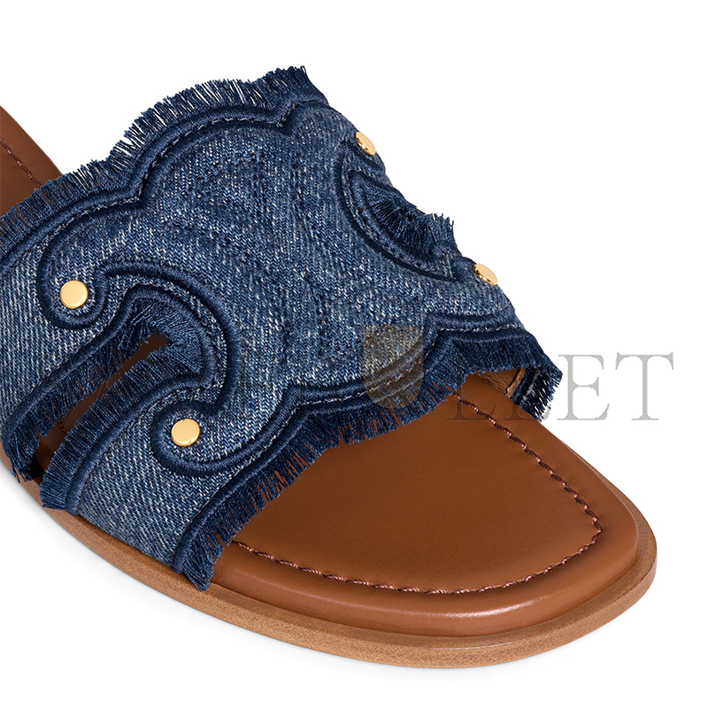 ce**e marina fringed mule in De*1m 362675022c.07bl